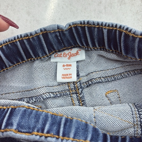 Orange Striped Polo and Blue Jeans Set - Picture 3 of 8